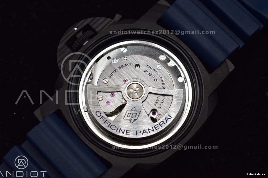 Best Blue P Strap Edition Blue Trendsetting SBF W Rubber 439 on Carbotech 1:1 Dial PAM1232 1205